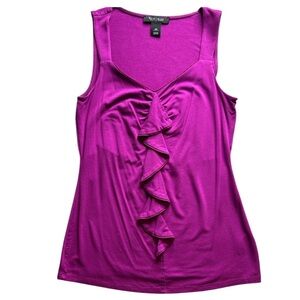 White House Black Market Raspberry Sleeveless Top